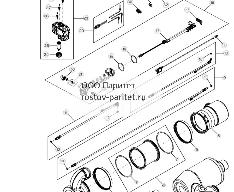 61FV Дополнительная обработка, выхлопная система (W450, W550, T550 Combine) ( - XXXXXX) - ST861963 1010.jpg